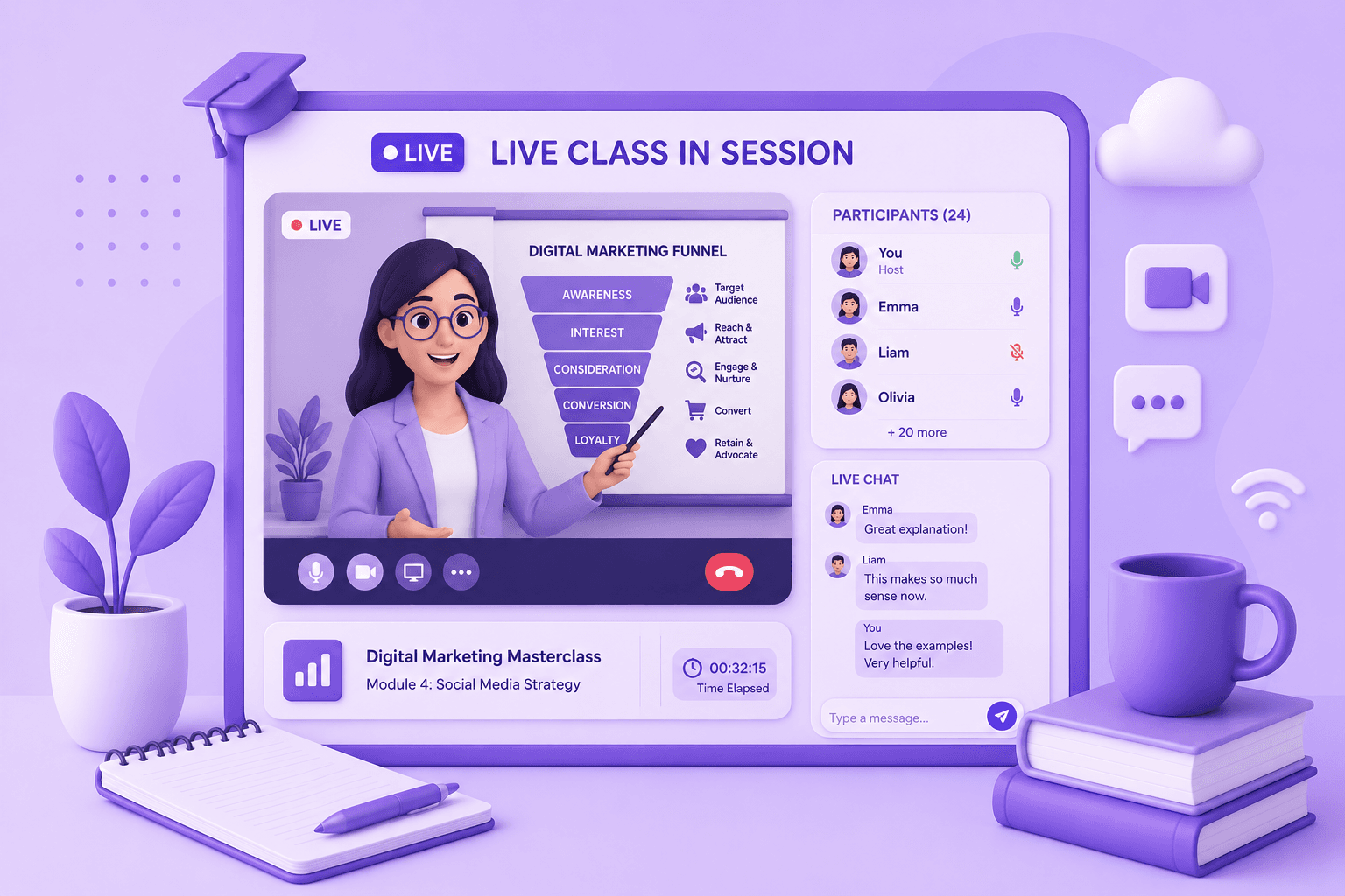 Live Class in Session